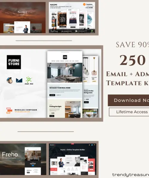 email and admin template